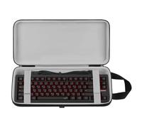 Custodia rigida per tastiera Geekria, compatibile con Wooting 80HE, Kisnt KN85, Womier SK80 PRO, EPOMAKER G84 HE/G84 PRO/TH85, YUNZII RT75 PRO/B75 PRO MAX, borsa da viaggio (grigio scuro)