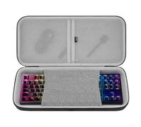 Custodia rigida per tastiera TKL Geekria, compatibile con Razer Huntsman V2 TKL / V3 Pro TKL/BlackWidow V3 TKL/Ornata V3 TKL, borsa da trasporto per tastiera per PC a 87 tasti (grigio scuro)