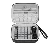 Custodia rigida per tastierino numerico Geekria, compatibile con Keychron K0 Max, borsa portatile per numero (grigio scuro)