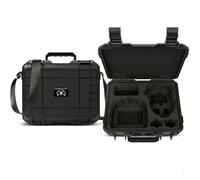 Custodia rigida portatile impermeabile IP67 per DJI Flip Fly More Combo e altri accessori, borsa da viaggio con cinghia, borsa organizer per droni, protezione rigida, Nero , Custodia rigida portatile