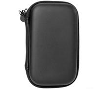 Custodia rigida portatile in EVA per power bank, con tasca in rete ed elastici compatibile con modelli Baseus e Romoss, antiurto, da viaggio, colore nero