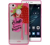 Custodia Rigida Puro Crystal Cover Fragola Per Huawei P9 Lite