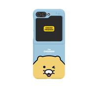 Custodia rigida sottile Kakao Friends Choonsik Big Face per Galaxy Z Flip7 Z ...