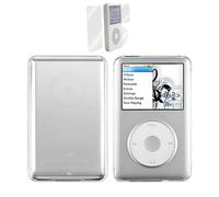 Custodia rigida trasparente a scatto per Apple iPod Classic 6th 7th 80GB, 120GB sottile 160GB Rilasciato il 2009 + pellicola protettiva (spessore 10,5 mm versione sottile)