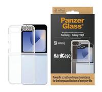 Custodia rigida trasparente PanzerGlass per Samsung Galaxy Z Flip6.