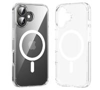 Custodia rigida Vention per iPhone 16 Plus - Anello magnetico MagSafe - Compatibile con la ricarica wireless - Resistente all'ingiallimento - Trasparente