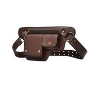 Custodia rinascimentale, tracolla regolabile multitasche - Borsa medievale, per uomo Costume pirata Cosplay Corsa Festival Viaggi Donne