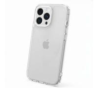 Custodia rinforzata anti-ingiallimento trasparente TPU policarbonato per iPhone 16 Pro