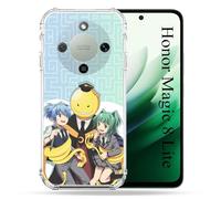Custodia rinforzata per Honor Magic 8 Lite 5G Manga Assassination Classroom Kuro Trio