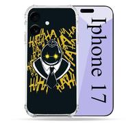 Custodia rinforzata per iPhone 17 Manga Assassination Classroom Kuro Nero