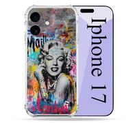 Custodia rinforzata per iPhone 17 Street Art Maryline Monroe