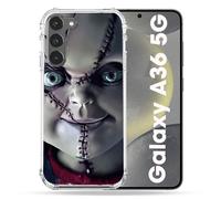 Custodia rinforzata per Samsung Galaxy A36 5G Horror Chucky Cicatrice