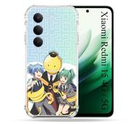 Custodia rinforzata per Xiaomi Redmi 15 4G Manga Assassination Classroom Kuro Trio