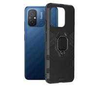 Custodia Ring Armor resistente per Xiaomi Redmi 12C/Redmi 11A/Poco C55 - Juoda