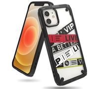 Custodia Ringke Fusion X per Apple iPhone 12 Mini - Nera KP25111