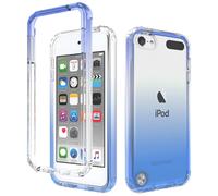 Custodia robusta antiurto trasparente sfumata per iPod Touch di settima/sesta/quinta generazione, compatibile con Apple iPod Touch di
