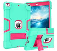 Custodia robusta compatibile con iPad di 9a, 8a e 7a generazione, cover antiurto 3 in 1 con supporto e scomparto per la penna.