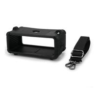Custodia robusta in silicone con tracolla per altoparlante Marshall Emberton III, design leggero e comodo per gli appassionati di viaggio (nero)