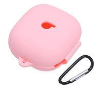 Custodia robusta in silicone per Beats Powerbeats Pro 2, con resistenza agli urti e moschettone per un facile trasporto (rosa)