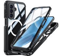 Custodia Robusta per Samsung A17: Protezione Completa a 360, Antiurto, Antipolvere e Compatibile con Ricarica Magnetica Black