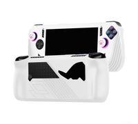 Custodia Rog X, custodia in silicone premium per Rog X per console di gioco portatile Rog X, custodia per console di gioco portatile Ive custodia accessori pulsante copertura completa (bianco)