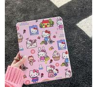 Custodia rosa di Hello Kitty compatibile con Apple iPad Air5, Air4, iPad6/5 - Cover protettiva