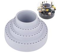 Custodia Rotante per Punte da Trapano di Forma Rotonda, Contenitore per Punte da Trapano per Utensili Abrasivi