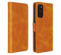 Custodia S20 FE Vintage Style Portacarte Supporto video camel