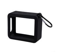 Custodia sagomata in silicone per altoparlanti JBL per GO 2, offre flessibilità bilanciata e supporto strutturale (nero)