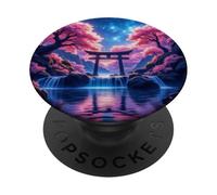 Custodia Sakura Torii da sogno per le magiche notti PopSockets PopGrip Adesivo