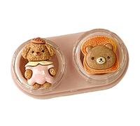 Custodia salvaspazio per lenti con apertura a cassetto, con applicatore e pinzette, per i viaggi e tutti i giorni, contenitore essenziale per gli studenti