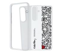 Custodia Samsung Flipsuit Series Per Galaxy S25+ (Plus) - Bianca (Keith Haring)