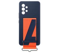 Samsung Silicone Cover with Strap per Galaxy A53 5G, Navy