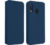 Custodia Samsung Galaxy A20e Portacarte Funzione Supporto Blu