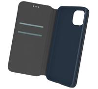 Custodia Samsung Galaxy A22 5G Portafoglio Funzione Supporto Video Blu Notte