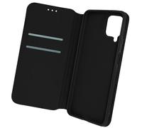 Custodia Galaxy A22 Portafoglio Funzione Supporto Video Nera