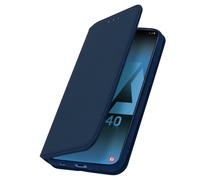 Custodia Samsung Galaxy A40 Portacarte Funzione Supporto Blu