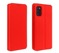 Custodia Samsung Galaxy A41 Portacarte Funzione Supporto Similpelle Liscia rosso