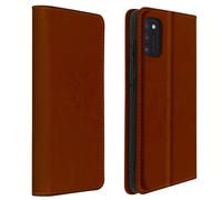 Custodia Samsung Galaxy A41Pelle Portafoglio Funzione Stand - camel