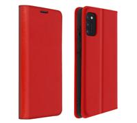 Custodia Samsung Galaxy A41Pelle Portafoglio Funzione Stand - Rosso
