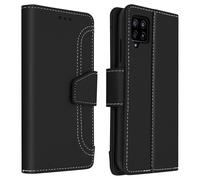 Custodia Samsung Galaxy A42 5G a Portafoglio Funzione Supporto - nero