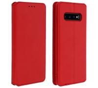 AVIZAR Classic edition CUSTODIA per Samsung Galaxy S10, Rosso
