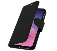 Custodia Samsung Galaxy S10e Portacarte Funzione Supporto Cover Silicone Nero
