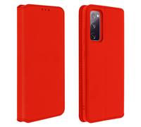 Custodia Samsung Galaxy S20 FE Portacarte Funzione Supporto Similpelle rosso