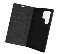 Custodia Samsung Galaxy S23 Ultra Copertina Porta-carte e Funzione Supporto Nera