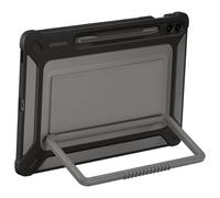 Custodia Samsung Rugged con supporto in nero per Galaxy Tab S9 FE Plus / S9 FE Plus 5G