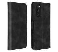 Custodia Samsung S20 FE Vintage Style Portacarte Supporto video nero