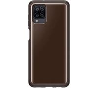 Custodia Samsung Soft Clear Cover nera per Samsung Galaxy A12