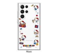 Custodia Sanrio Music Clear Jelly per Galaxy S22 S21 S20 S10 Ultra Plus prodo...