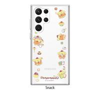 Custodia Sanrio Snack Clear Jelly per Galaxy S22 S21 S20 S10 Ultra Plus prodo...